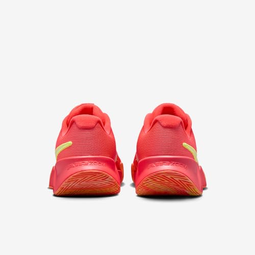 Nike Zoom Challenge Women's Pickleball Shoes (FQ4155-800, Hyper Orange/Volt/Medium Ash/Barely Volt) Size 6.5