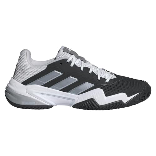 Adidas Men's Barricade 13, Black/White/Grey, 14