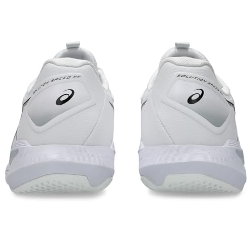 ASICS Men's Solution Speed FlyteFoam 4 Tennis Shoes, 10, White/Black