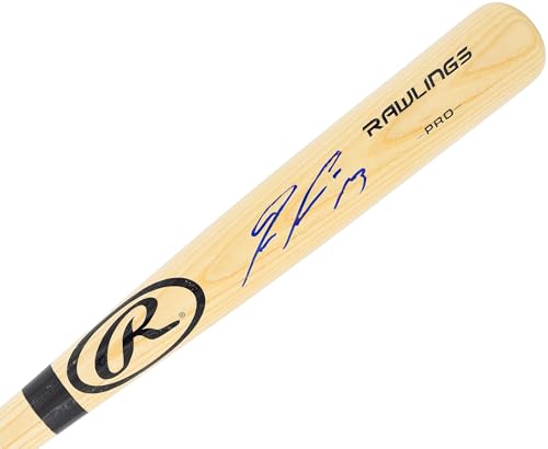 Ronald Acuna Jr. Autographed Blonde R.a.w.l.i.n.g.s Baseball Bat Beckett BAS Stock #181315