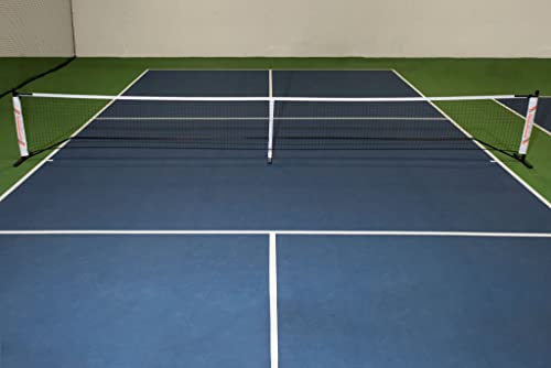 Rally Pickleball Net, Portable Net System, Indoor/Outdoor, Pickleball Training Aids, Regulation Size, Alloy Steel Frame, Net and Carry Bag (Deluxe)