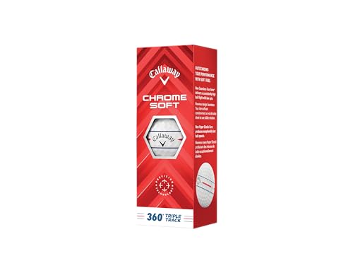 Callaway Golf Chrome Soft Golf Balls (360 Triple Track (White)