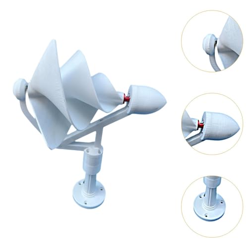 Spiral Wind Turbine Generator High Efficiency Replaces Portable Easy to Install Three Phase Brushless for RV Home Farm School