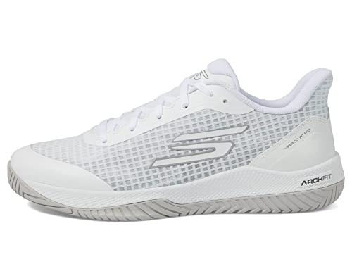 Skechers Women's Go Train Arch Fit Viper Court Pro - Pickleball, White 2, 8.5