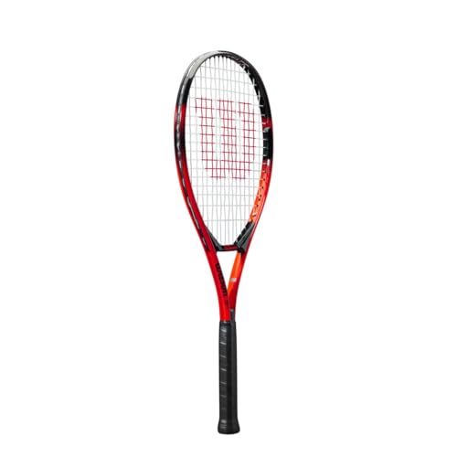 Wilson Pro Staff Precision Junior 25 Tennis Racket - Black/Red