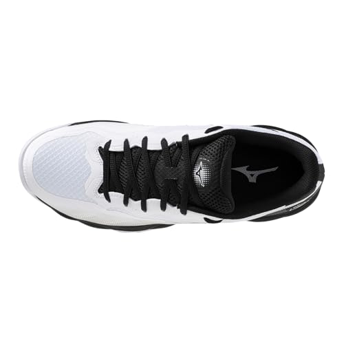 Mizuno Wave Enforce Court AC Men's Tennis Shoe, All Court Tennis Shoe, White-Black, US Mens 9