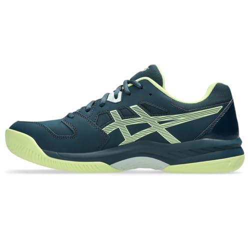 ASICS Men's Gel-RENMA Pickleball Shoes, 9, Tranquil Teal/Lime Green