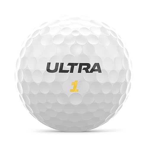 WILSON 23' Ultra Straight Golf Balls - 15 Pack, White