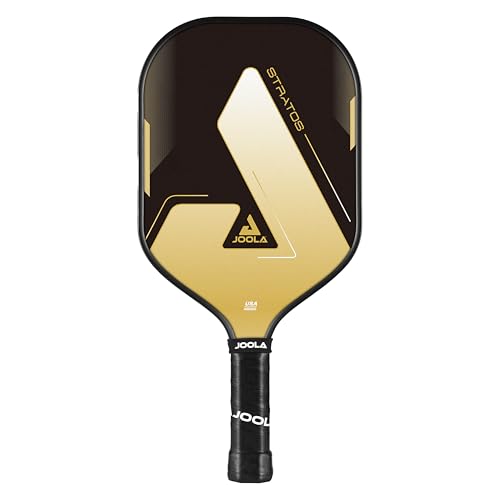 JOOLA Stratos Pickleball Paddle – Reinforced Fiberglass Surface, Honeycomb Polypropylene Core, USAPA Approved, Durable & Beginner-Friendly Pickleball Racket with Comfortable Grip