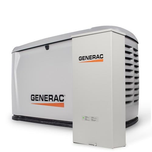 Generac 26kW Home Standby Generator with 200 amp transfer switch, cellular connectivity, easy to use, whole house power backup, smart outage solution.
