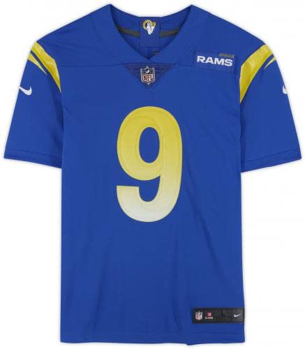 Matt Stafford Los Angeles Rams Autographed Royal Nike Limited Jersey - Autographed NFL Jerseys