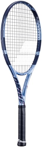 Babolat Pure Drive 11th Gen Tennis Racquet (4 1/2" Grip) Strung with White Syn Gut at Mid-Range Tension