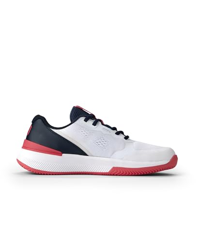 WILSON Intrigue Pro Women's Tennis Shoe - White/Navy Blazer/Dubarry, Size 8.5 US