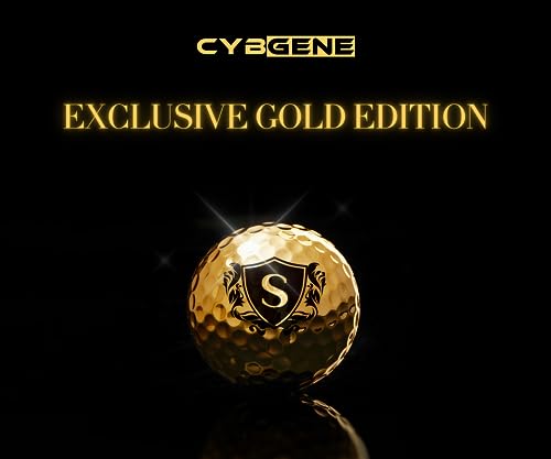 CybGene Golf Gifts for Men Unique, Personalized Colored Golf Balls, Cool Accessories for Golfers, Golf Lovers, for Birthday and Christmas
