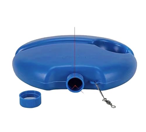 PICKLEBALL MARKETPLACE - Pickleball Rebounder/Trainer Set w/Green Ball & Cord for Practicing Your Pickleball Skills On Your Own., Blue, CO-CW16