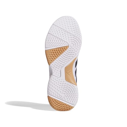 Adidas Womens Ligra 8 Indoor Volleyball, White/Black/White, 8.5