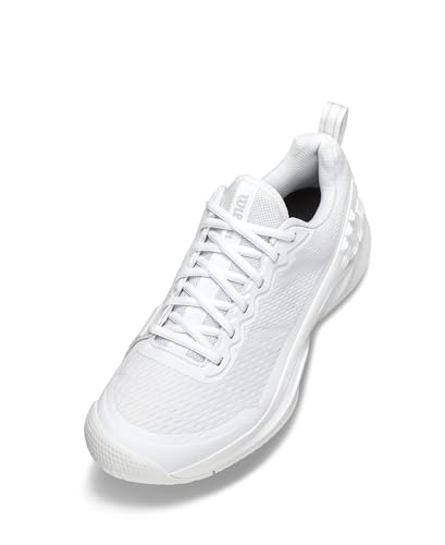 WILSON Rush Pro 4.5 Men's Tennis Shoe, White/Black, Size 11