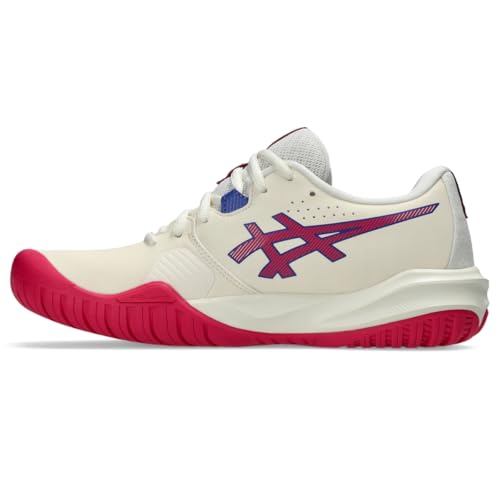 ASICS Women's Gel-Challenger 15 Tennis Shoes, 7.5, Cream/Bright Rose