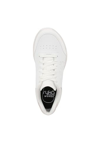 Ryka Womens Courtside Pickleball Sneakers Brilliant White 9.5 M