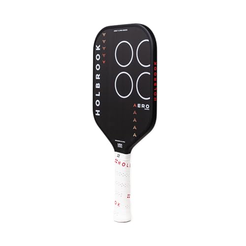 Holbrook Aero Series Carbon Fiber T: Edgeless Pickleball Paddle, USAPA Approved, Carbon Fiber Surface, Foam Polypropylene Core, Widened Sweet Spot, Controlled Touch - 14mm