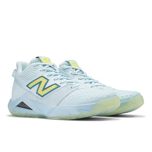 New Balance Women's Coco CG2 Tennis Shoe, Quarry Blue/Firefly/Chrome Blue, 10 M