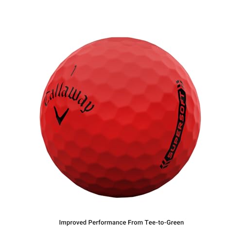Callaway Golf Supersoft Golf Balls (2023, Red)