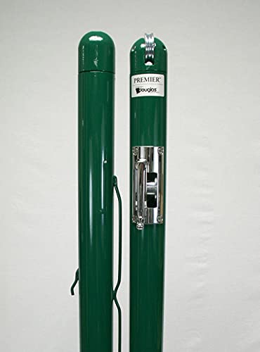 Douglas Premier RD-36 (Round) Pickleball/Quick Start Tennis Posts (3″ Outer Diameter), Black