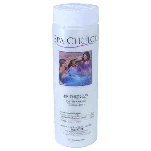 SpaChoice 2-Pounds Premium Re-Energize Spa Shock, Hot Tub Shock, Made in USA