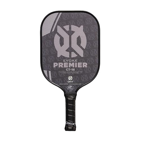 Onix Evoke Premier CT-16 Premier Pickleball Paddle Polypropylene Honeycomb Core Protective Edgeguard and Composite Face Paddle