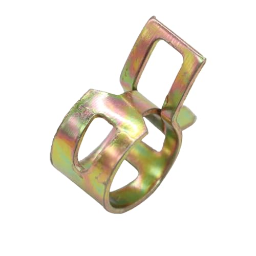 6Pcs 1/4" Inline Fuel Cut Off Valve 180°Gas Valve Fuel Shut off Valve with Clamps Compatible with Briggs Stratton Gas Fuel shutoff valves Lawn Tractors 494768 698183 (180°Fuel Shut Off Valve)