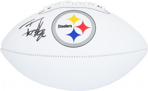 T.J. Watt Pittsburgh Steelers Autographed Franklin Panel Football - Autographed Footballs