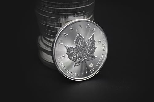 1988 - Present (Random Year) Lot of (25) 1 oz Silver Canadian Maple Leaf Coins Brilliant Uncirculated with Certificates of Authenticity $5 Seller BU