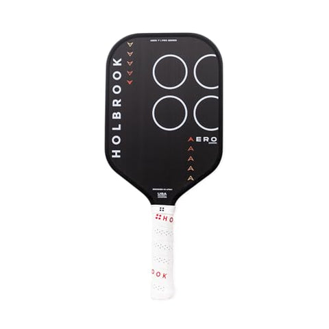 Holbrook Aero Series Carbon Fiber T: Edgeless Pickleball Paddle, USAPA Approved, Carbon Fiber Surface, Foam Polypropylene Core, Widened Sweet Spot, Controlled Touch - 14mm