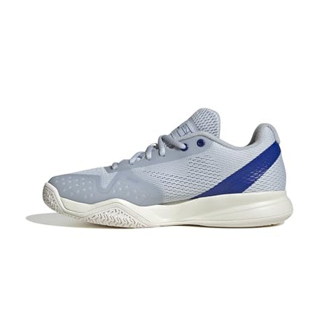 Adidas Women's Courtflash Pickleball, Halo Blue/Silver Metallic/Lucid Blue, 9