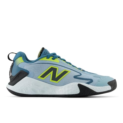 New Balance Women's Fresh Foam X CT-Rally V1 Hard Court Tennis Shoe, Quarry Blue/Terrarium, 10.5 W