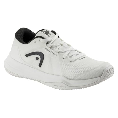 HEAD Sprint Pro 4.0 Junior Tennis Shoe, White/Black, 6