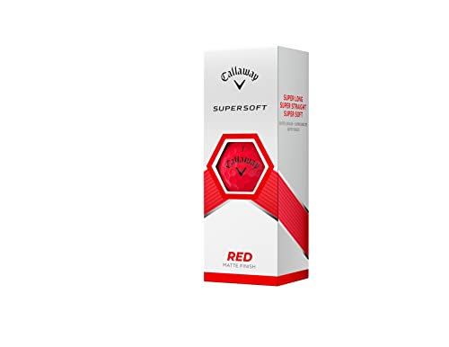 Callaway Golf Supersoft Golf Balls (2023, Red)