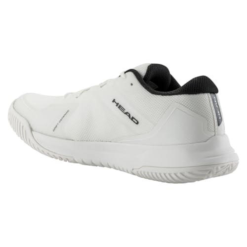 HEAD Sprint Pro 4.0 Junior Tennis Shoe, White/Black, 6