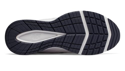 New Balance Men's 608 V5 Casual Comfort Cross Trainer, White/Navy, 10.5 Wide