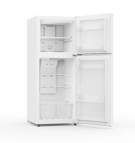 Frigidaire, Frost Free Top Mount 2 Door Apartment Size Refrigerator with Freezer, 10 CU FT