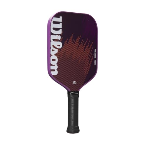 WILSON Fierce Team 13mm Pickleball Paddle - Grip Size 2-4 1/4", Purple