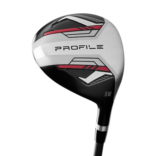 Wilson Men's Profile Complete Golf Set with Stand Bag - Right Hand, Tall, Regular, Red/Black/Silver