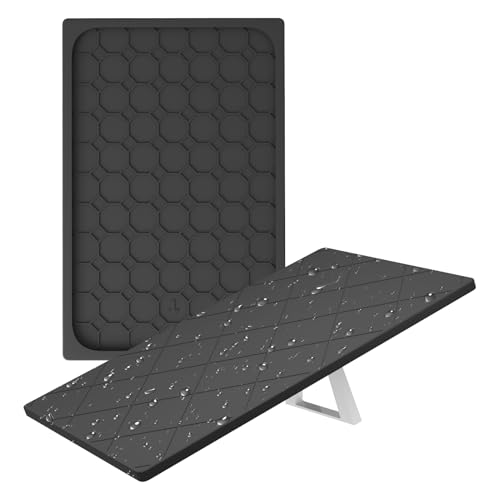 Starlink Gen 3 Protective Case, Starlink Standard Gen 3 Cover Case, Shockproof Silicone Protector Cover for Standard Satellite Dish, Waterproof, Impact Resistant to Rocks/Hail, Black