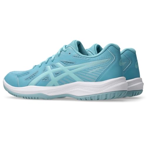 ASICS Men's Upcourt 6 Volleyball Shoes, 10.5, Stillwater/Ocean Decay