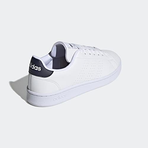 adidas Men's Advantage Racquetball Shoe, White/Cloud White/Ink, 10