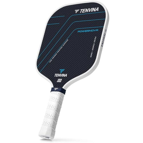 TENVINA Pickleball Paddles, 2025 POWERNOVA K29 Aramid and Carbon Textured Fiber Pickleball Paddle with TPP Honeycomb Core, Forceful Spin and Explosive Power of USAPA Approved Pickle Ball Paddles