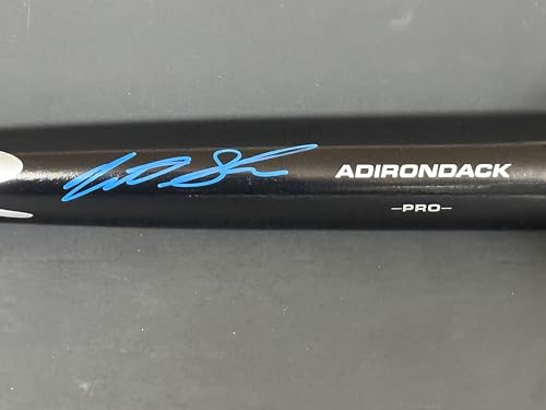 Matt Shaw Cubs Autographed Signed Black Baseball Bat BECKETT Witness Hologram