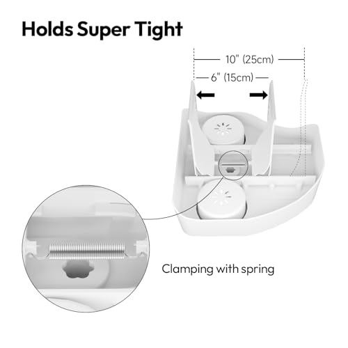 Spa Gift Set - Hot Tub Tray with Adjustable Phone Holder, Hot Tub Accessories, Perfect for Relaxation in Inflatable Hot Tub/Pool, Unique Gifts for Her, Women, Mom(Scented Candle & Card)