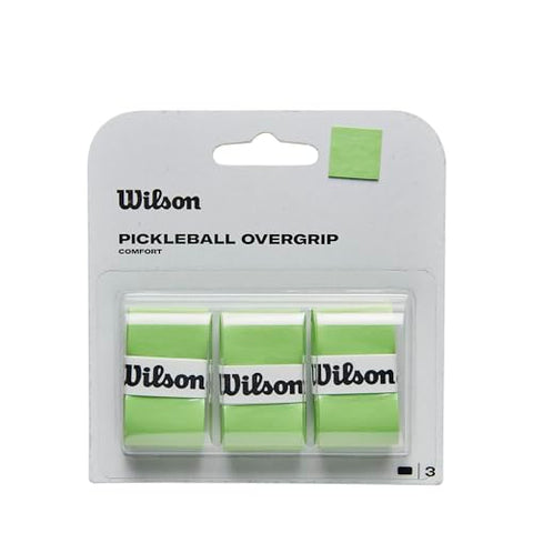 WILSON Pickleball Paddle Overgrip - 3 Pack, Green