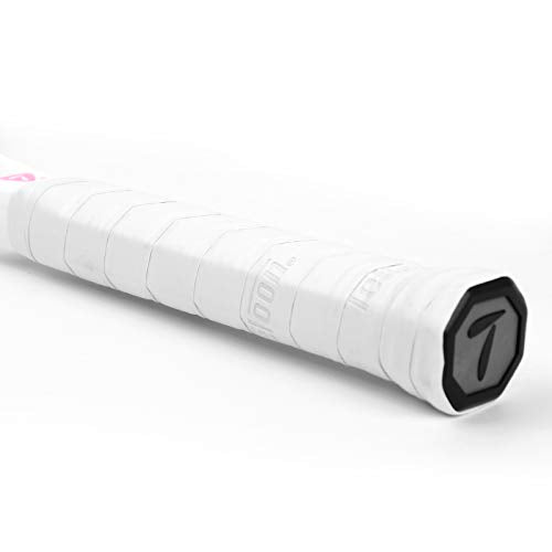 Teloon Recreational Adult Tennis Rackets-27 inch Tennis Racquet for Men and Women College Students Beginner Tennis Racket. (V9-Pink and White)